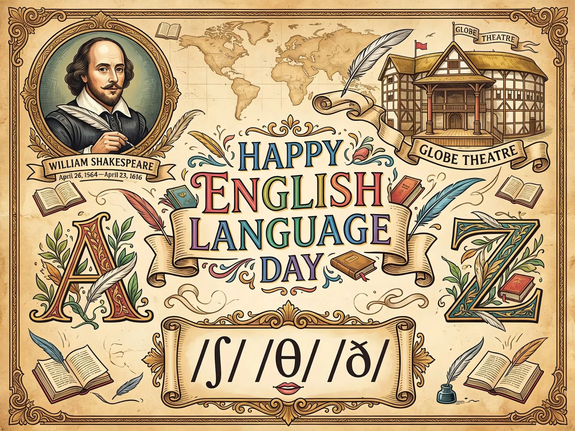 Today is English Language Day. 23 April is traditionally observed as both the birthday ...