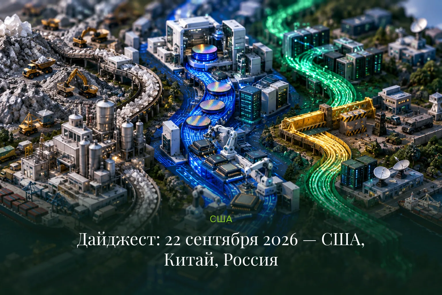 Дайджест: 22 сентября 2026 — США, Китай, Россия