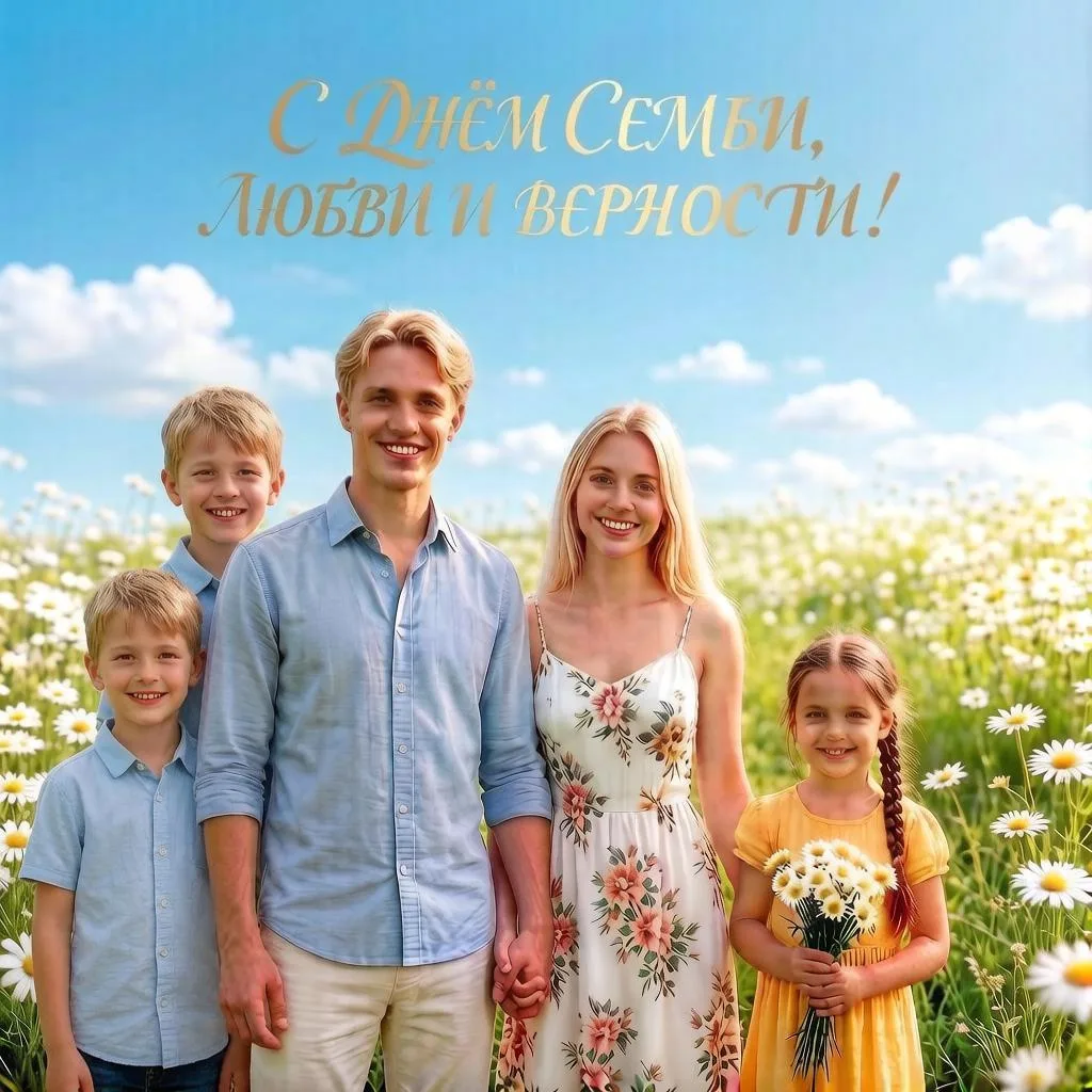 🌼 **С Днём семьи, любви и верности!** 🌼

Дорогие мамы, папы, бабушки, дедушки и все-все наши уважа