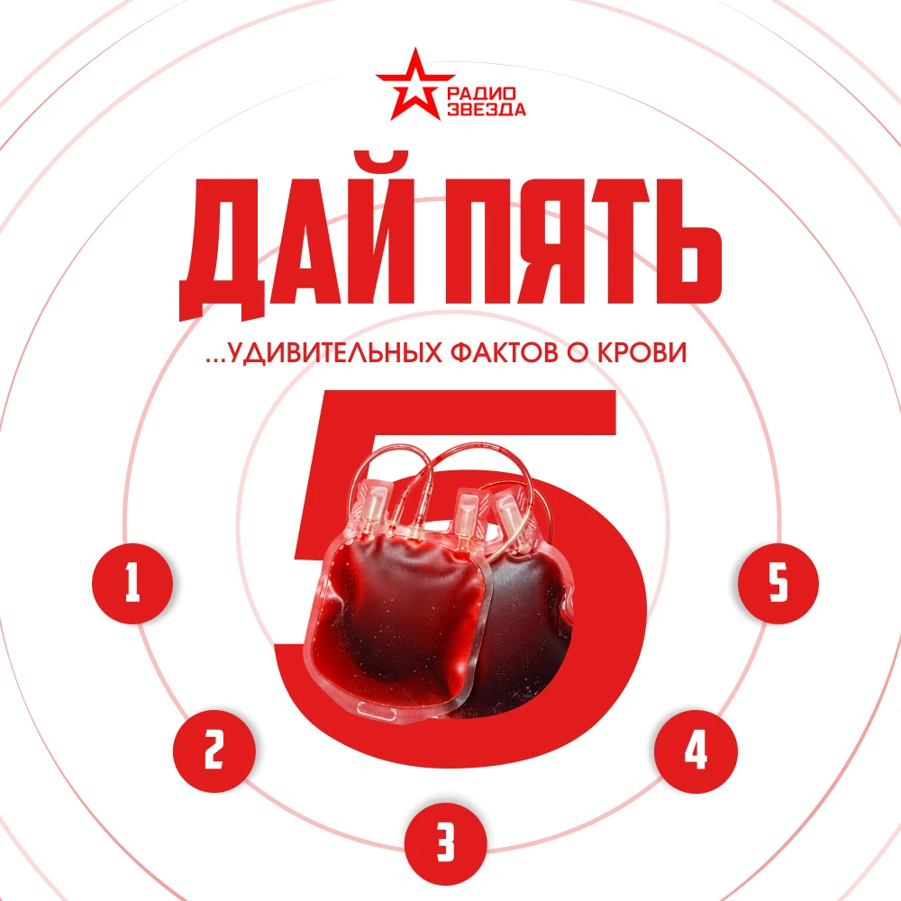 🩸Пять фактов о крови — сколько из них окажутся для вас новыми?