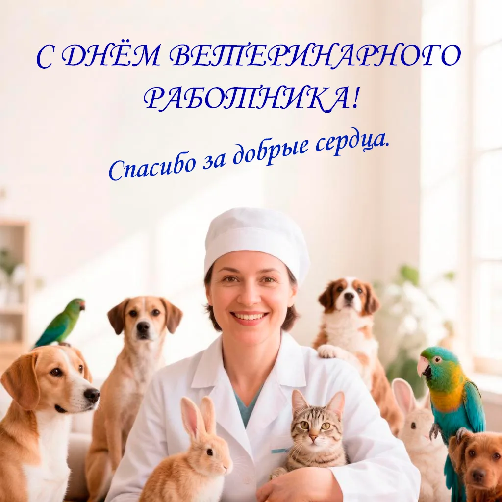 🎉С Днём ветеринарного работника! 🎉