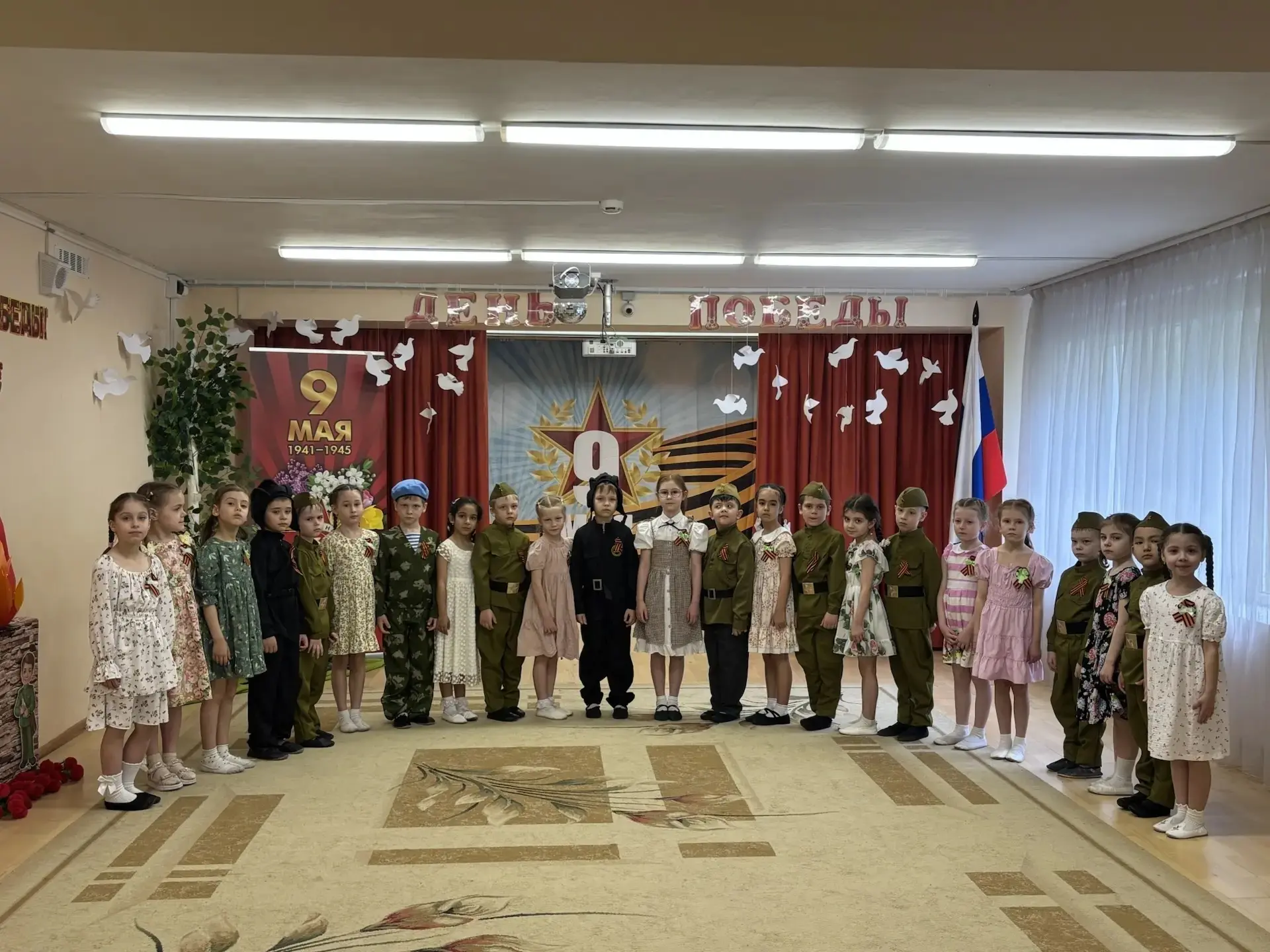 💡 Концерт ко Дню Победы в детском саду "Росток"  🌟 В течение всей недели воспитанники детского сада 
