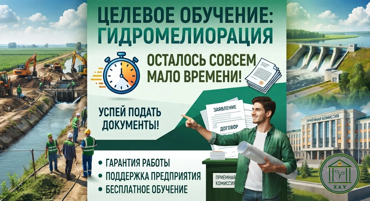 💧🚜 Гидромелиорация: управляй водными ресурсами, возвращай плодородие почвам и создавай будущее АПК
