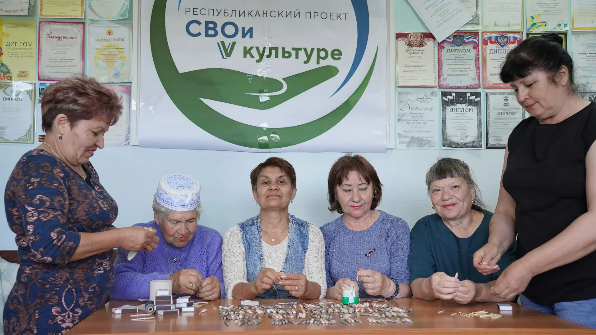 Ансамбль татарской песни «Акчарлак» под руководством Разиды Миннехановны активно участвует в патриот