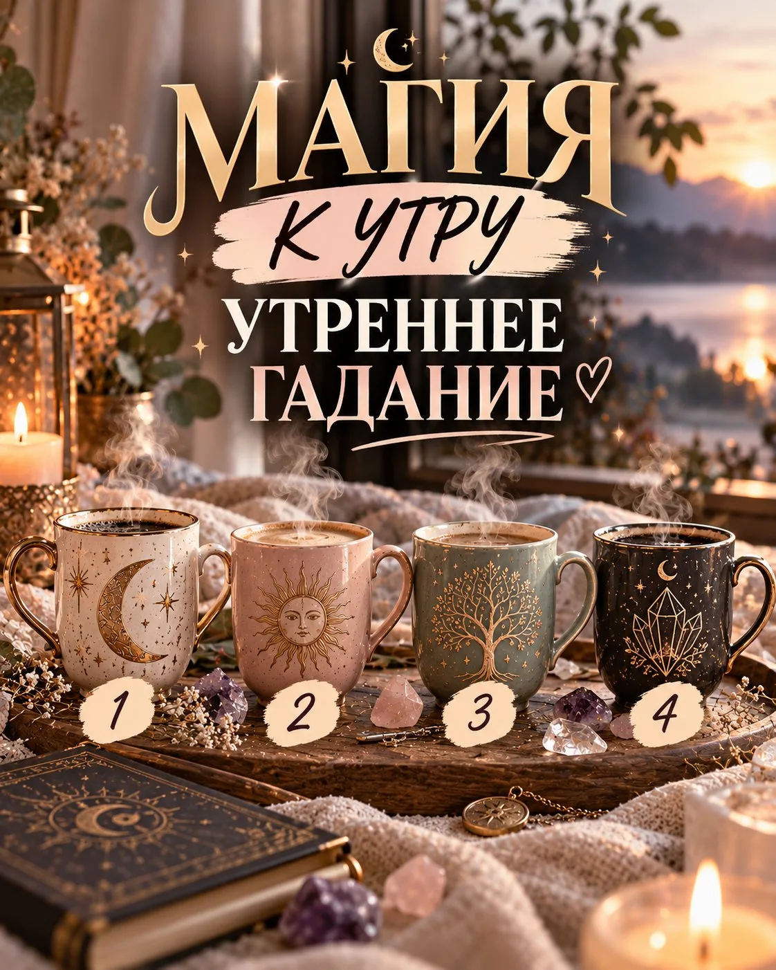 ☕️ МАГИЯ К УТРУ — УТРЕННЕЕ ГАДАНИЕ