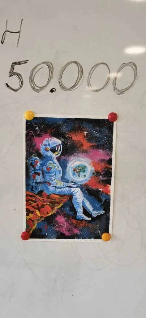 🎨 #УрокВНетрадиционнойФорме: искусство убеждать 🎨  24 марта в 5 «А» классе прошёл необычный урок — т