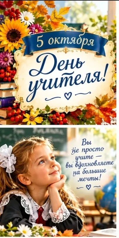 Всех наших учителей, наставников наших детей, с праздником ❤️🐝
