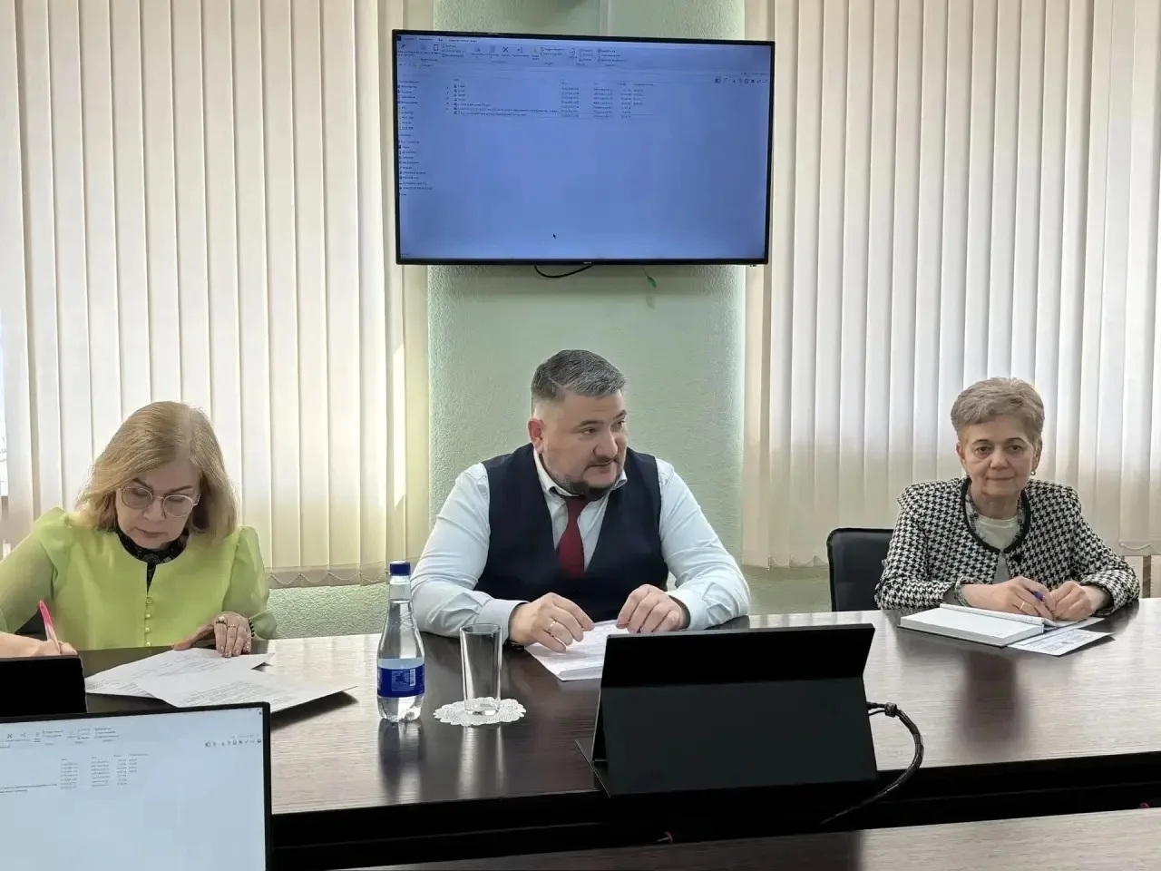 Сегодня прошла встреча учителей с главой Уфимского района.  🎓Нашу школу на встрече представлял учите