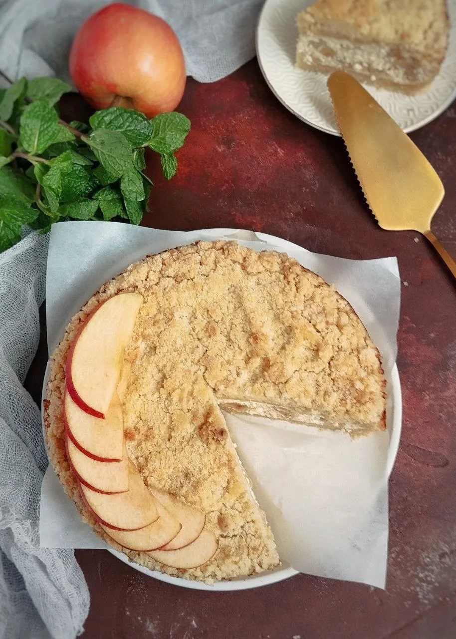 Добавим в классическую королевскую ватрушку яблочный характер 🍎🍏🍎