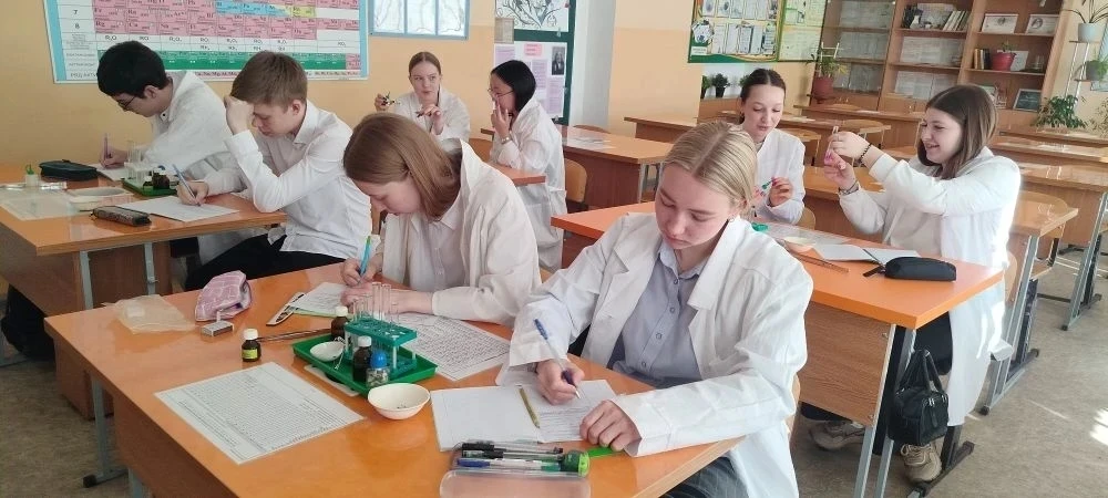 🧪 От теории к практике: Химические свойства металлов   ✔️На уроке химии в 11 классе ребята провели и