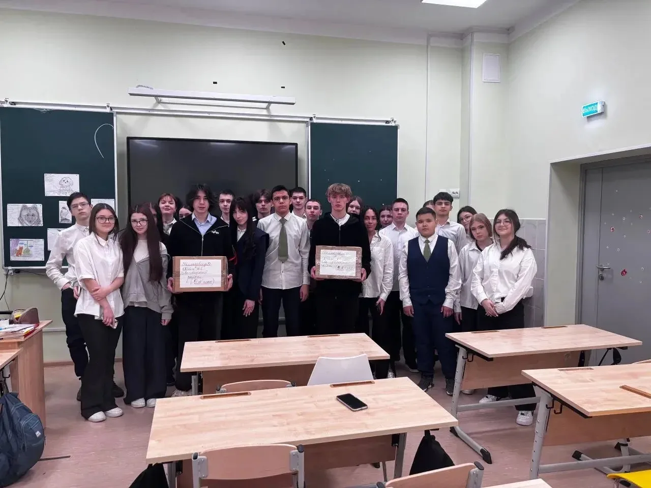Эстафета Добра и Надежды для наших Защитников Отечества  В очередной раз наша школа становится центр