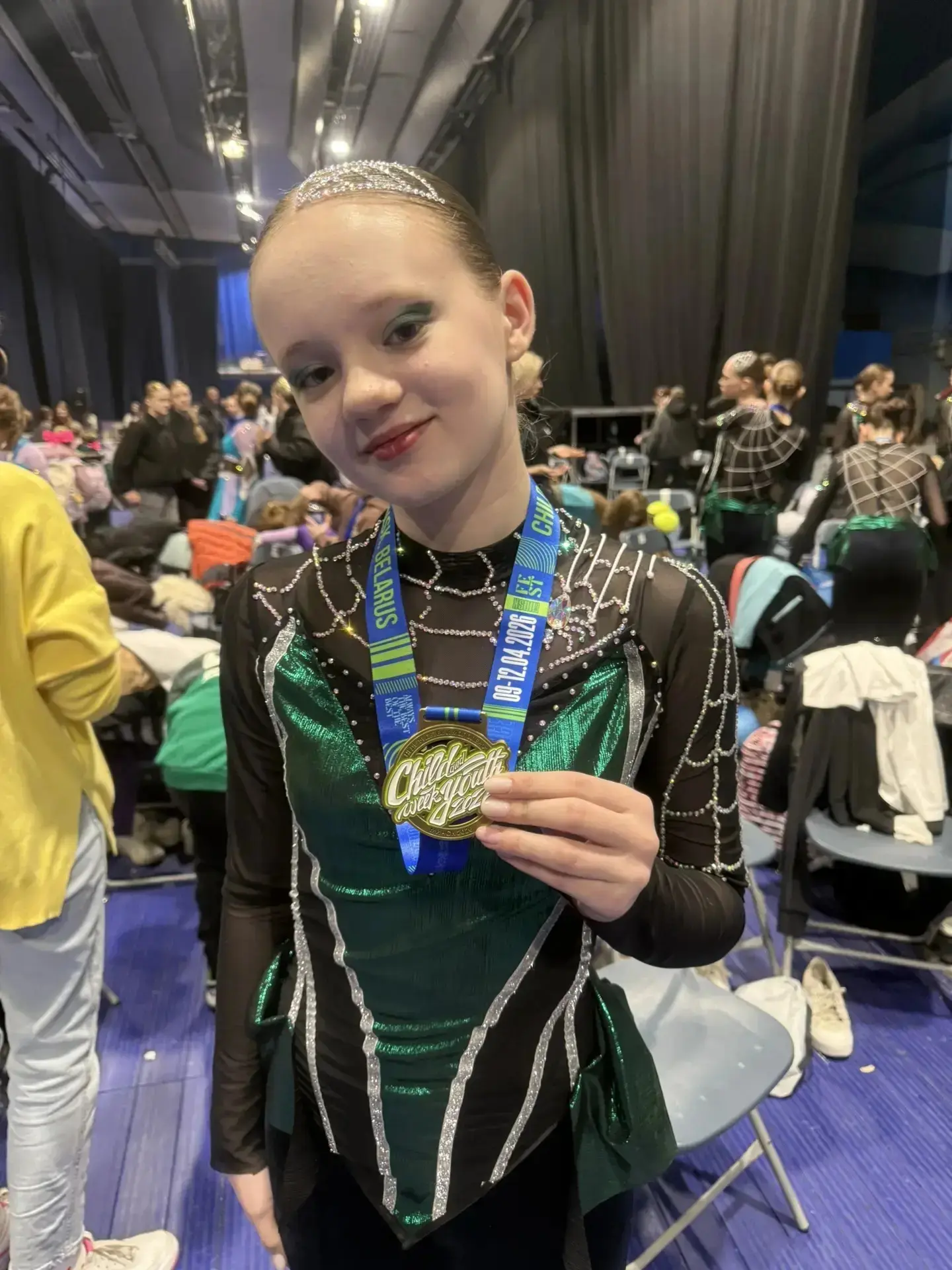 Успехи наших спортсменов на международных соревнованиях 🏅  Ученицы 7 "А" Коваленко Соня и 2 "А" Кова