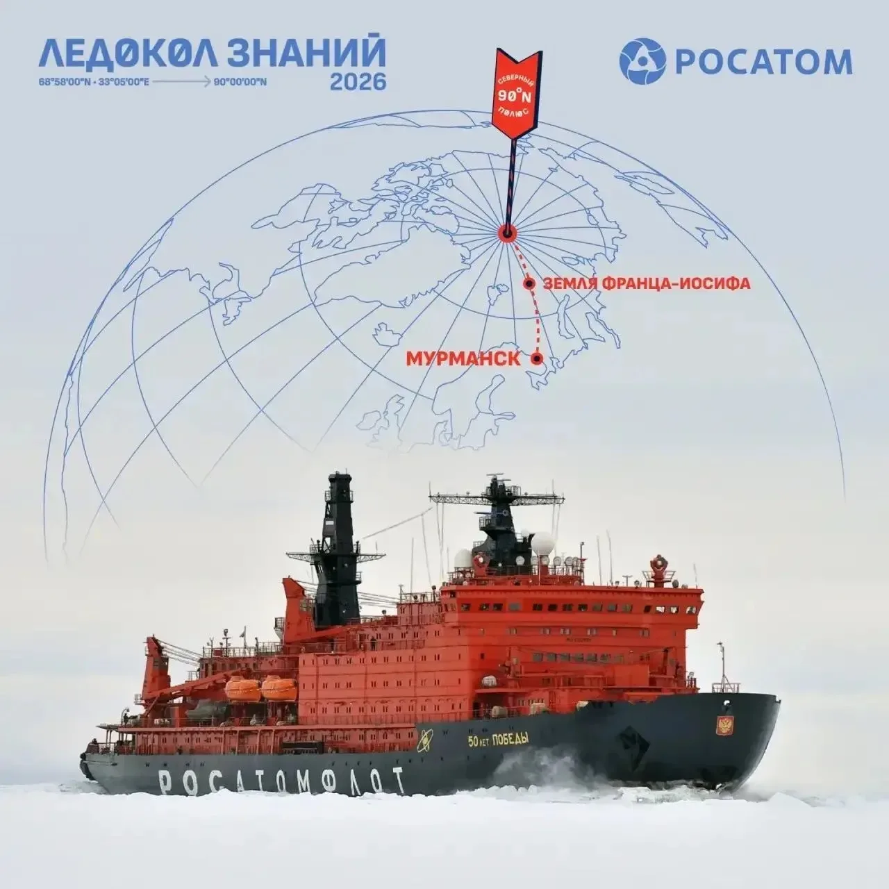 🙌 Победители российского отбора международного конкурса «Ледокол знаний» от госкорпорации «Росатом»