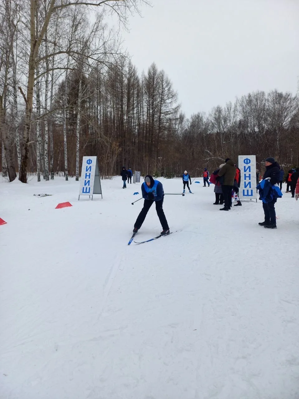 КУБОК ГЛАВЫ ПО ЛЫЖНЫМ ГОНКАМ ⛷️  Наши лицеисты и их родители приняли участие в смешанной эстафете в 