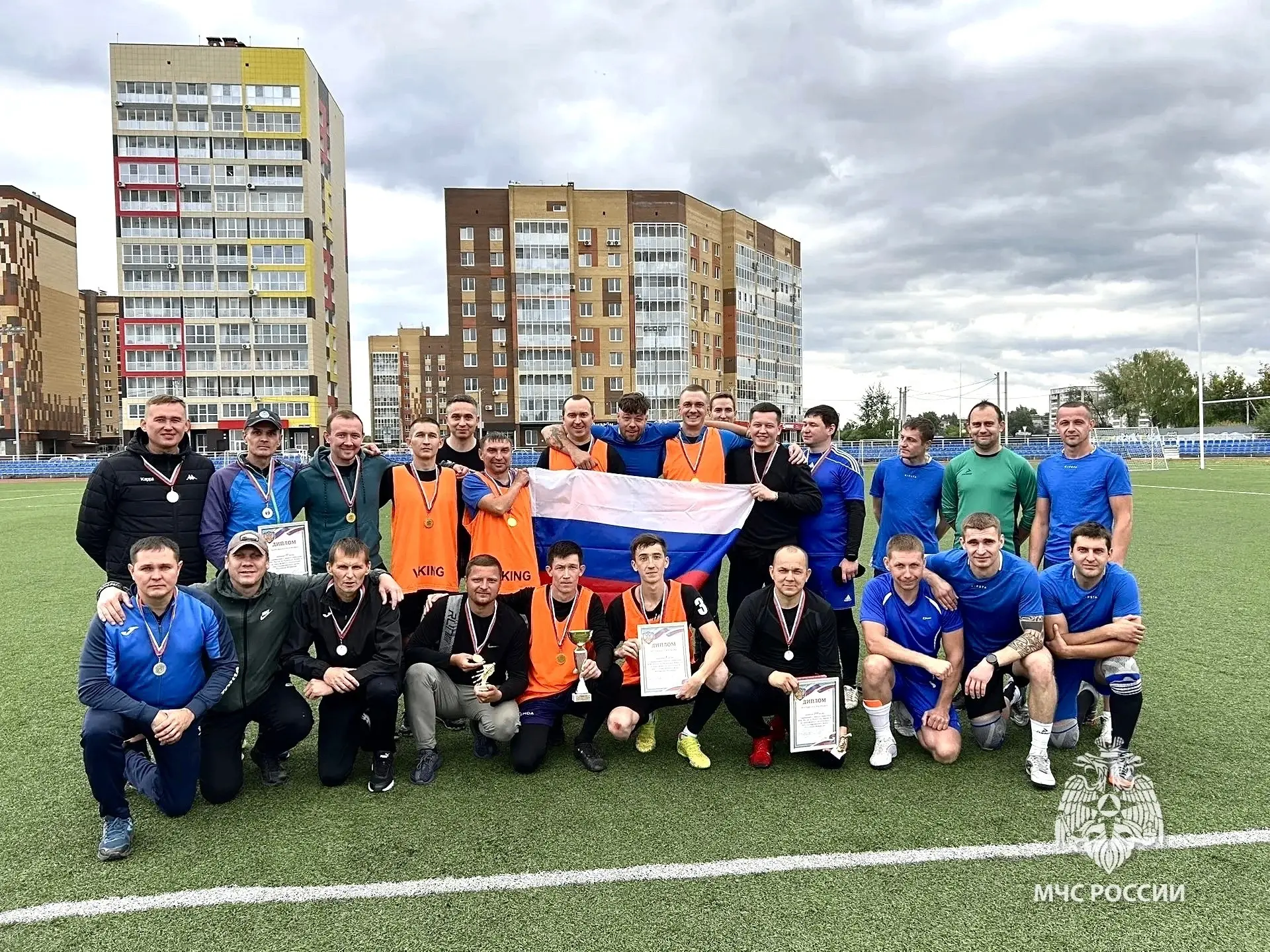 ⚽ В Йошкар-Оле прошли соревнования по мини-футболу в рамках Спартакиады Главного управл...
