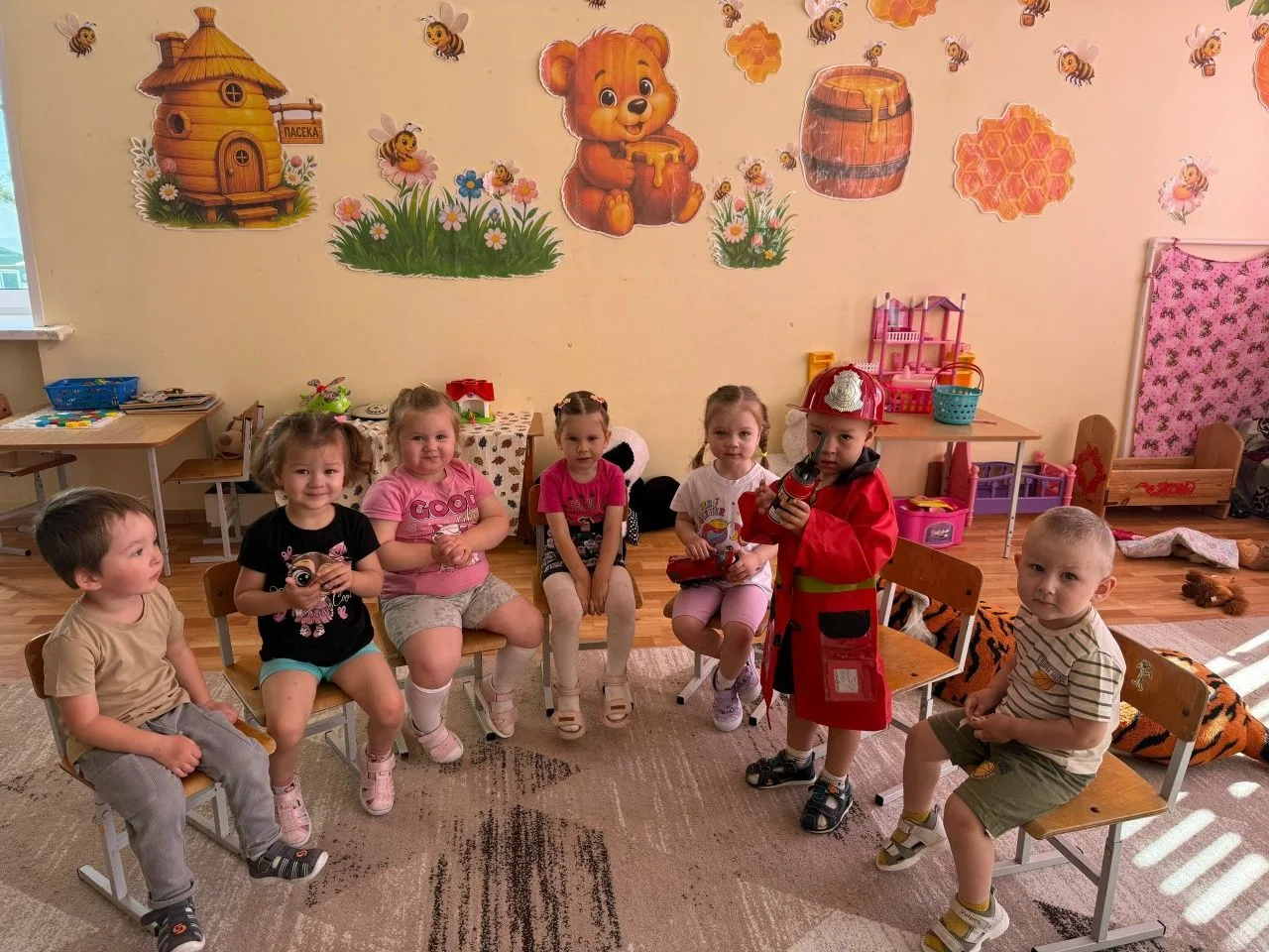 🔥🎉 Пожарная безопасность для малышей 🚒👶Сегодня провели увлекательную беседу с детками первой мла