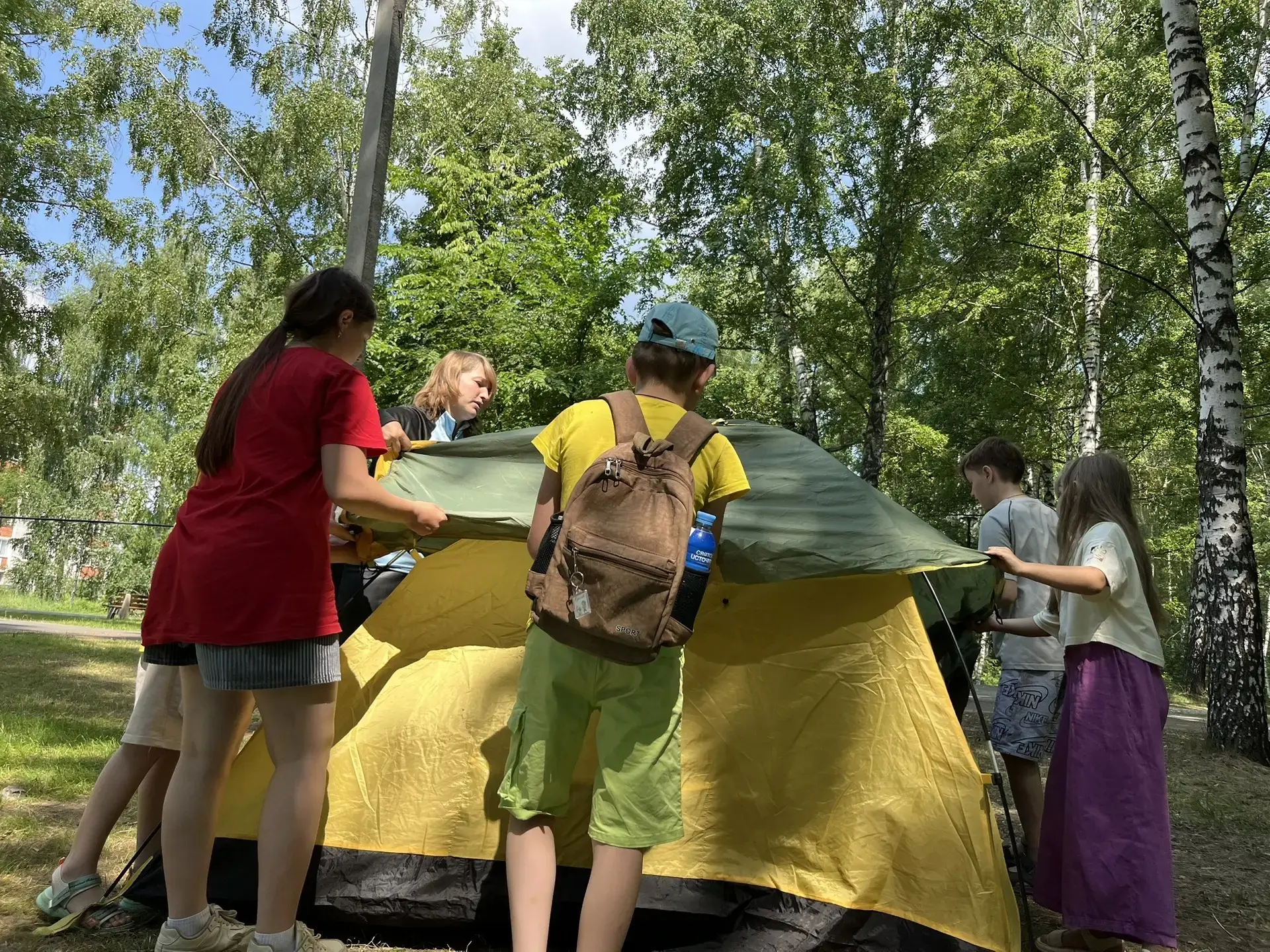 🌳🏕15 июня - туристический день в ЭкоОтряде
🌏Сегодня в нашем Эко-лагере прошёл настоящий день прик