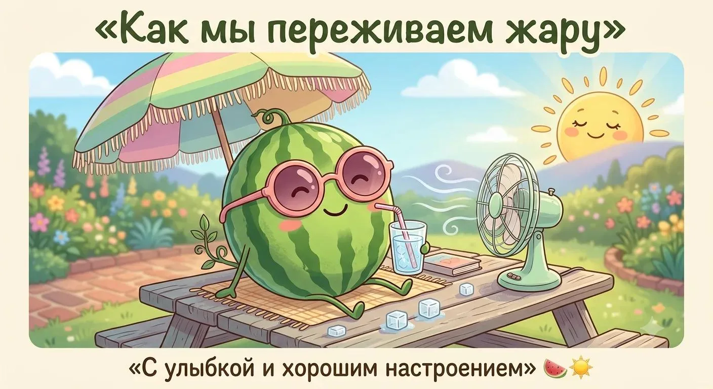 Доброе утро! ☀️

Пусть эта неделя будет сладкой, как арбуз, и бодрящей, как холодный лимонад! 🍉😊

