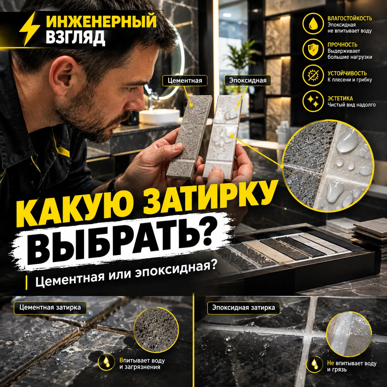 🧱 КАКУЮ ЗАТИРКУ ВЫБРАТЬ ДЛЯ ПЛИТКИ?