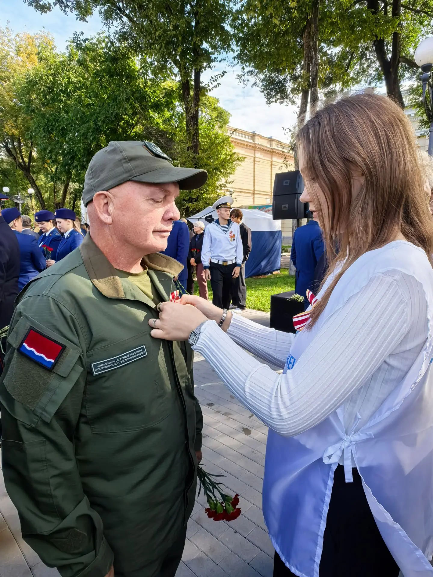 🇷🇺Руководство и инструкторы амурского филиала Центра «ВОИН» приняли участие в торжест...