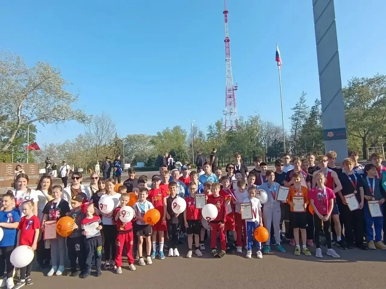08 мая 2026 в Приморском парке состоялось физкультурное мероприятие"Забег-1418: в духе ...