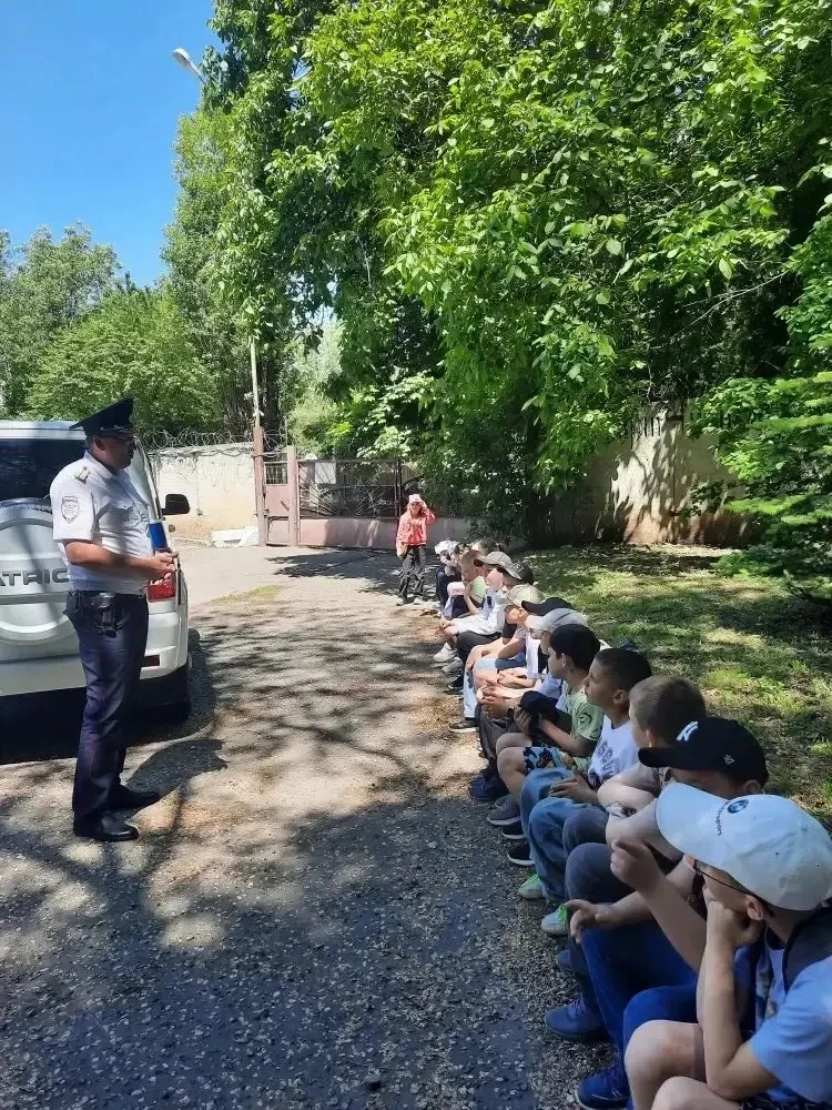 Сегодня сотрудники ГАИ провели познавательное занятие для воспитанников 3 отряда. В рам...