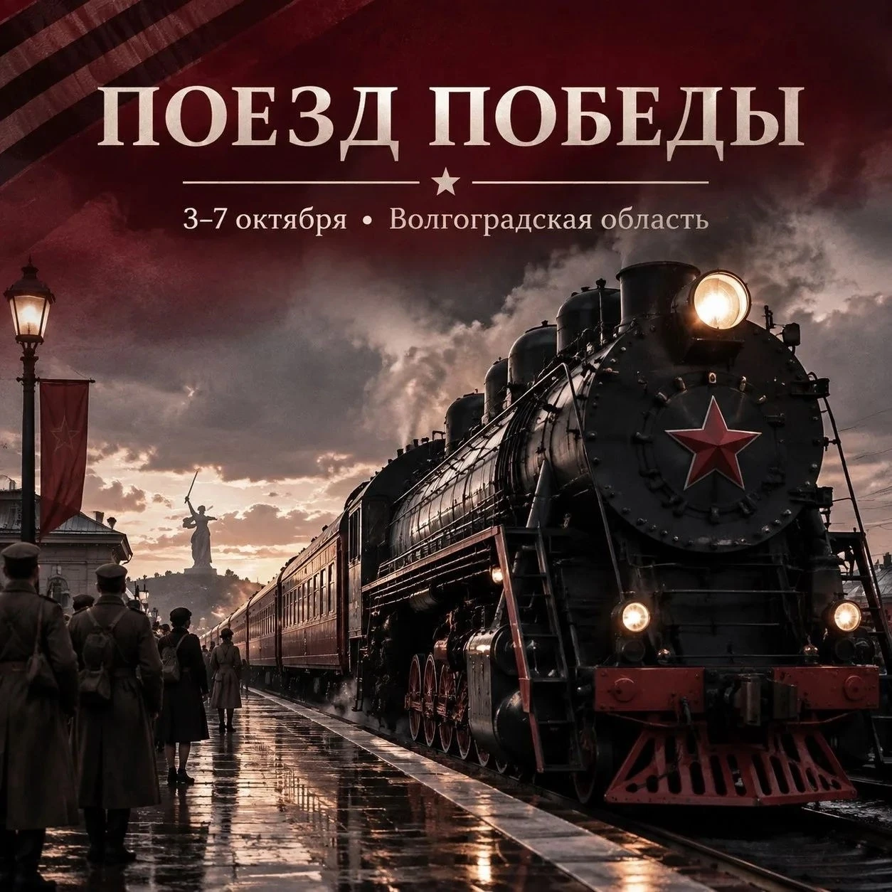 🚂 «Поезд Победы» вновь в Волгоградской области
