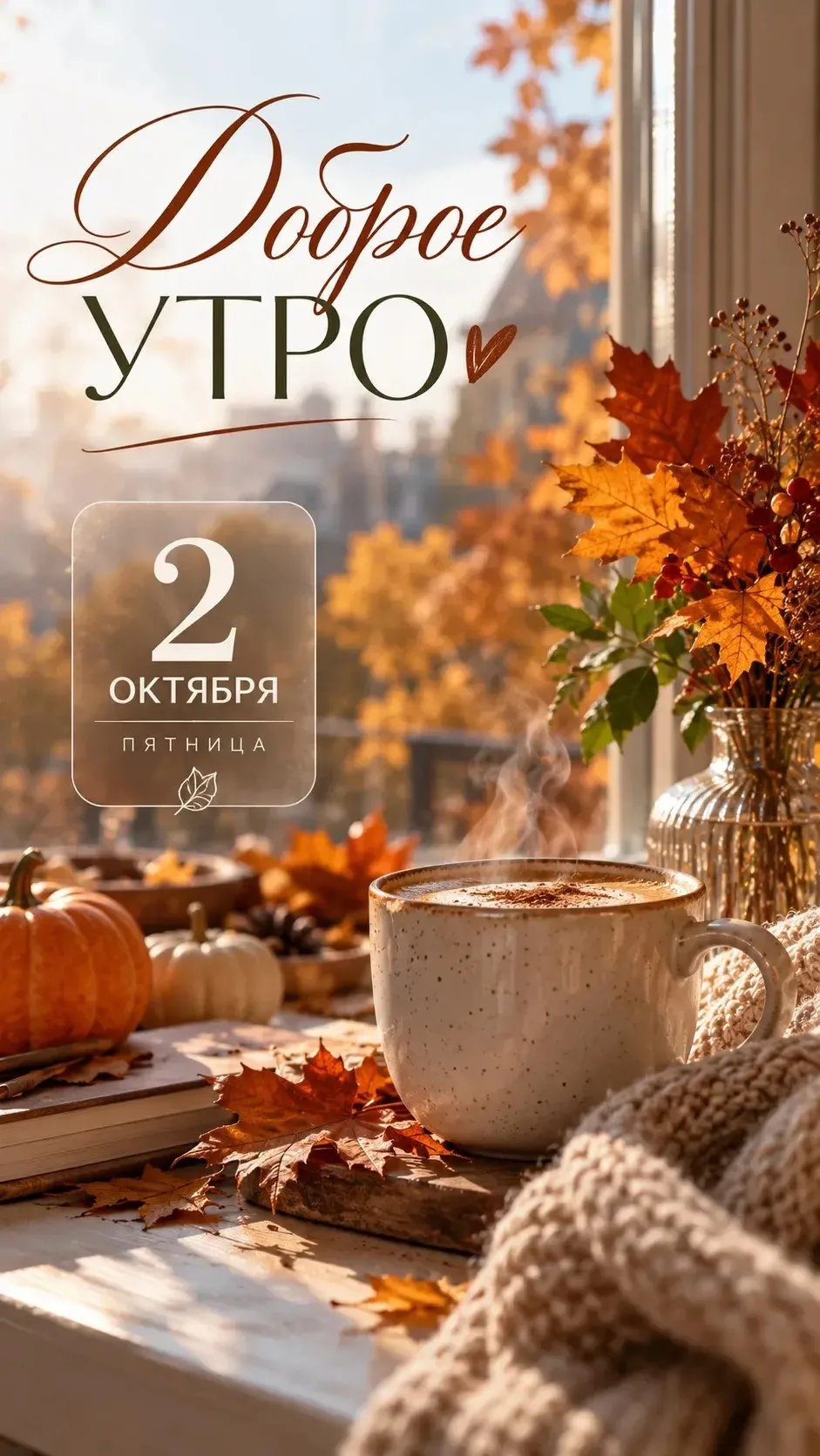 Доброе пятничное утро 🍂🍁🍂