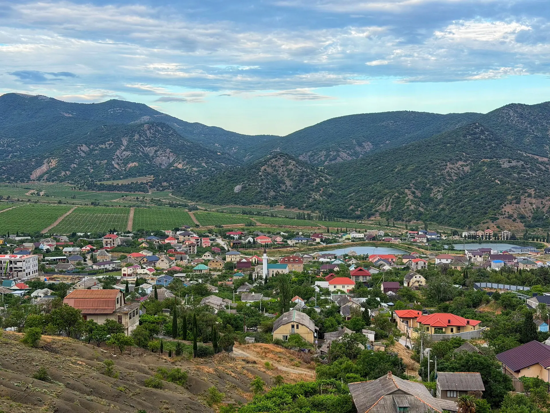 Панорама на село Весёлое 😍