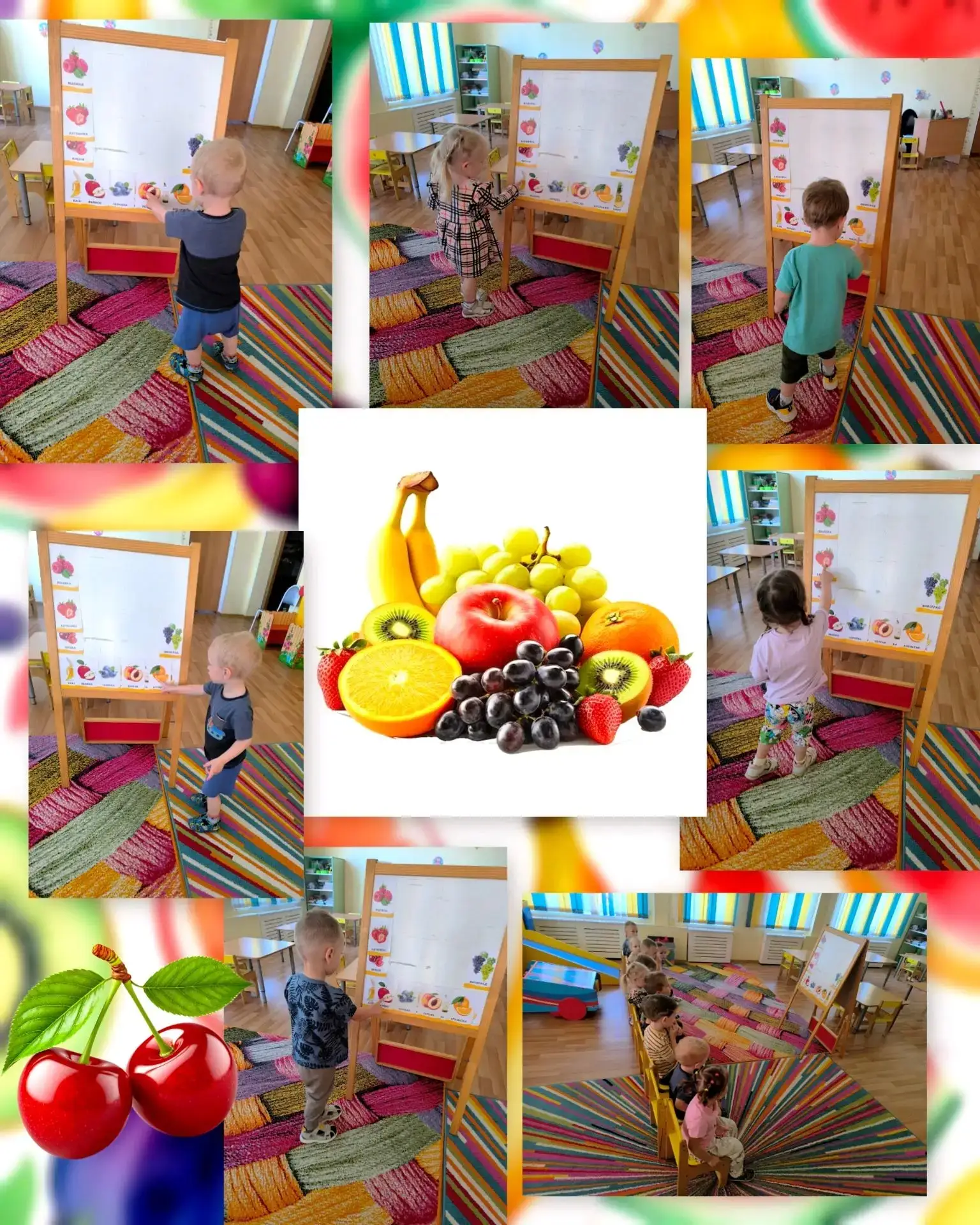 Беседа о пользе фруктов🍑🍎 в группе раннего возраста "Крепыш"🐣
🔺Цель:
🔹Образовательные: 
дать де