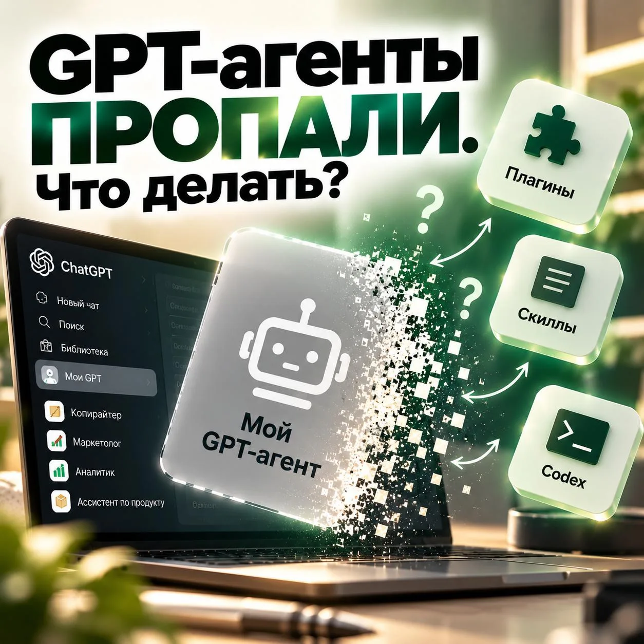 GPT-агенты пропали. Что делать?