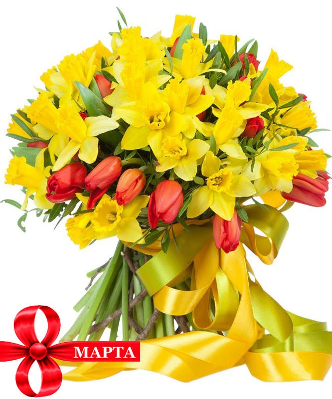 💐Дорогие женщины! С наступающим 8 Марта! 🌼 Пусть ваша весна будет такой же, как нарци...