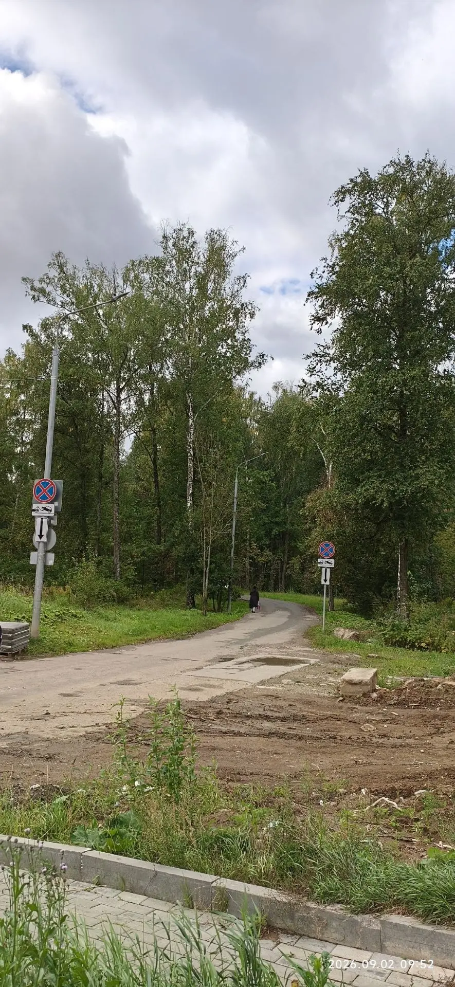 По дороге в лесочек сегодня повстречался кот, возможно очередная потеряшка. Мяучил, вид...