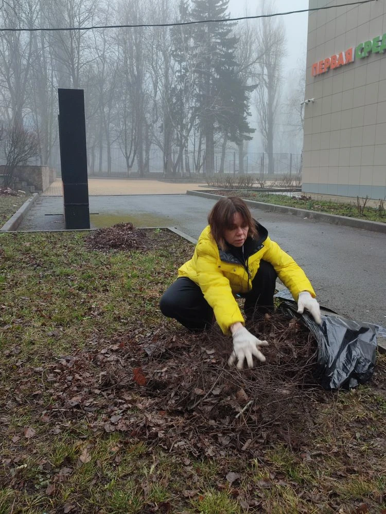 ☔Сегодня, несмотря на непогоду, дружный коллектив учителей нашей школы вышел на общегородской суббот