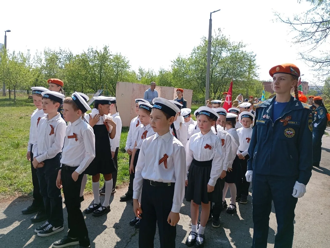 🎖️ Парад Победы в лицее: мы помним, мы гордимся!  7 мая в нашем лицее состоялся настоящий военный па
