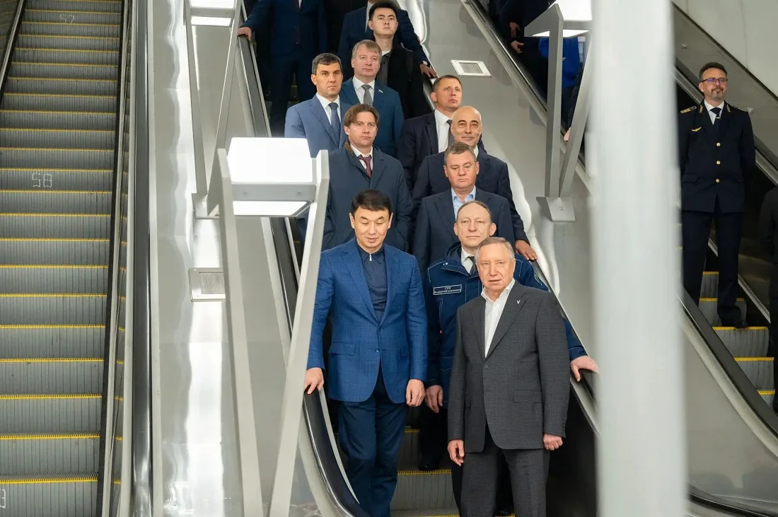 В Петербургском метрополитене состоялась демонстрация работы автоматизированного поезда...