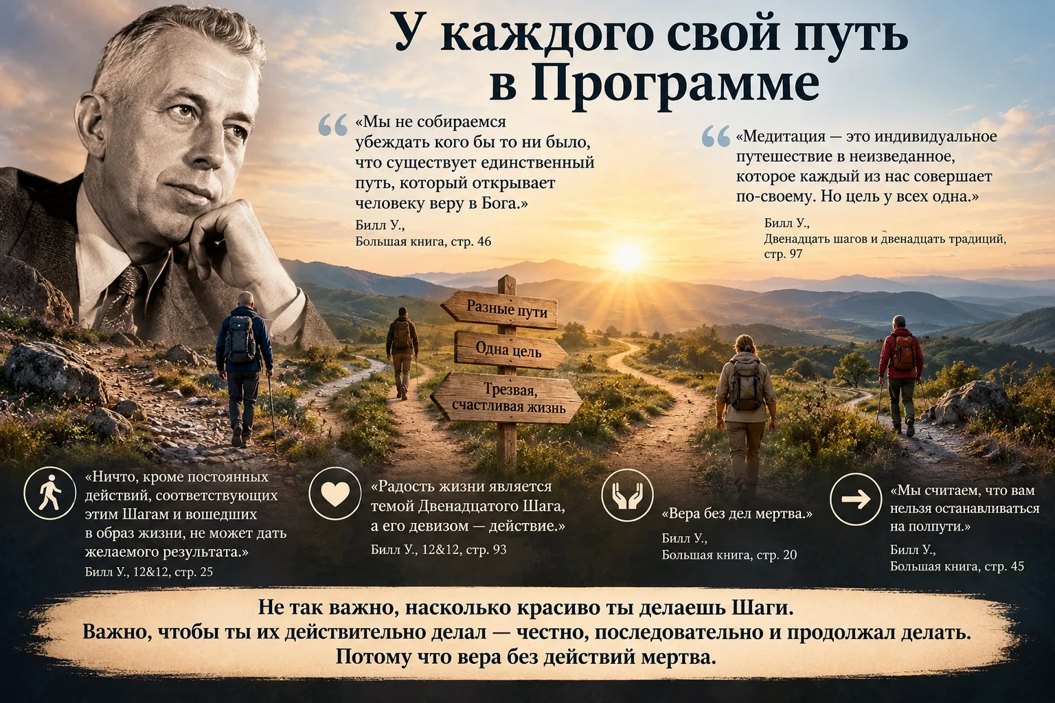 У каждого свой путь — но идти по нему нужно