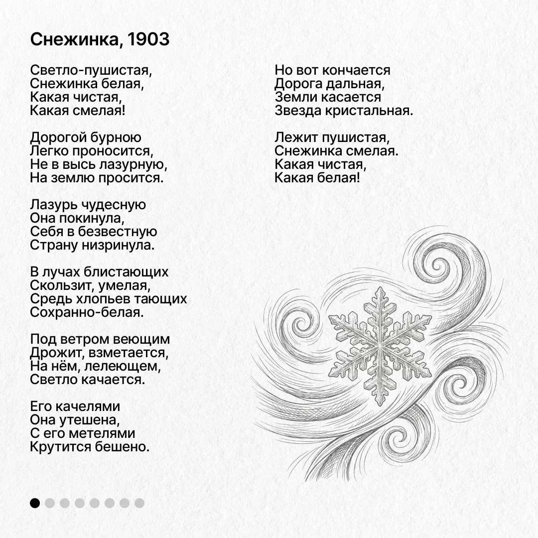 Сегодня мы отмечаем день рождения русского поэта, мастера символизма и одного из ярчайших представит