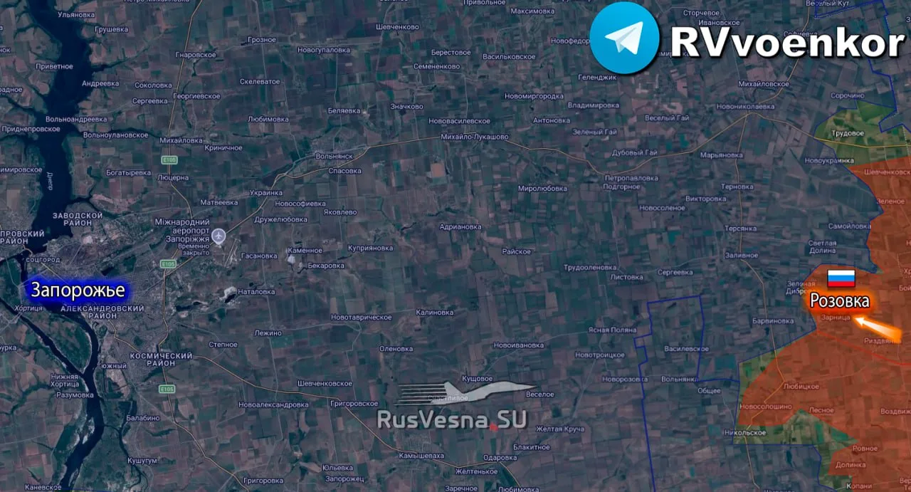 ‼️🇷🇺🫡 Армия России освободила Розовку Запорожской области, — Минобороны