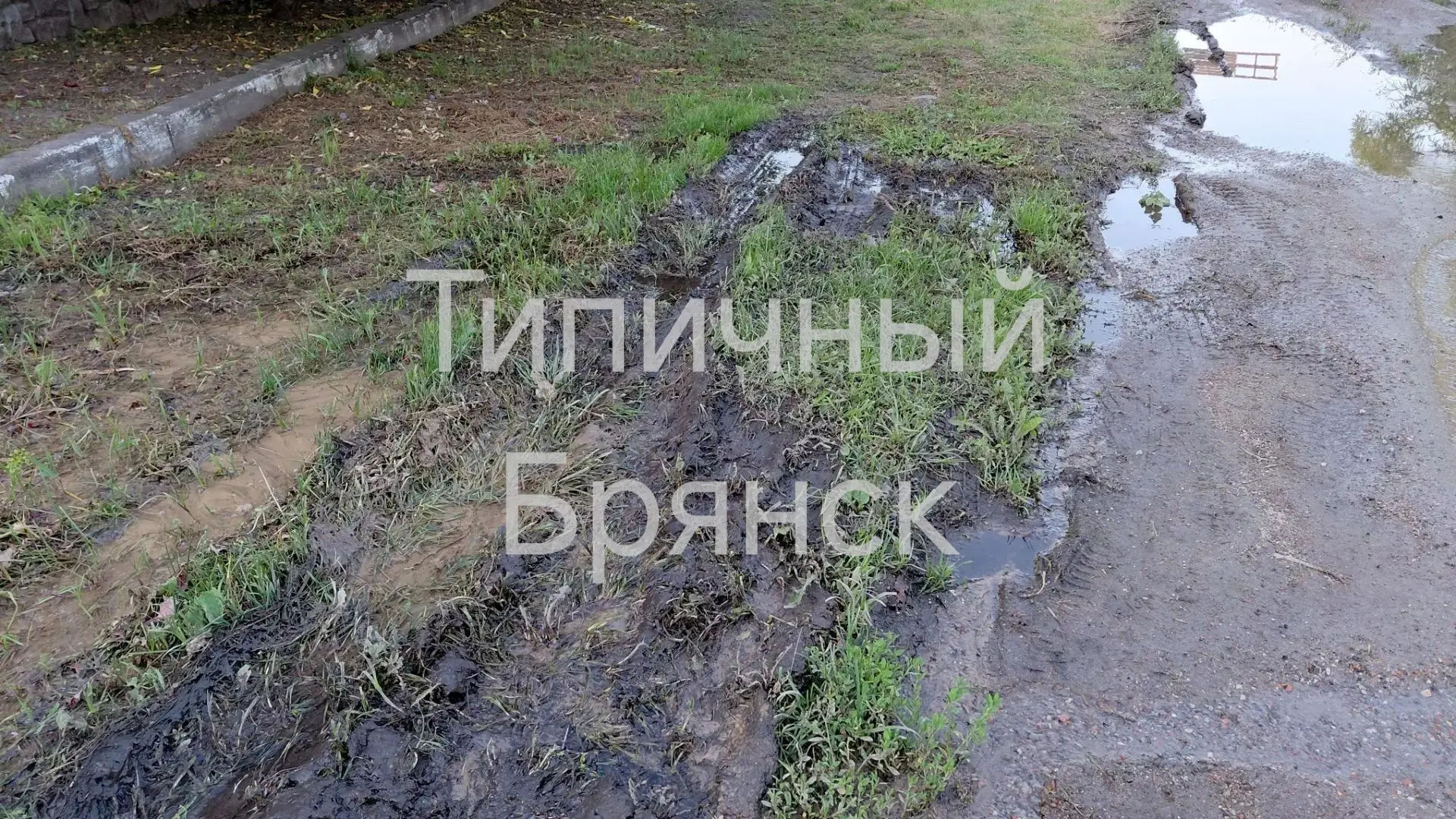 🔷Нам пишут: Добрый день! Село Овстуг, улица Заречная, возле дома 42/43 в совершенно сухую погоду им