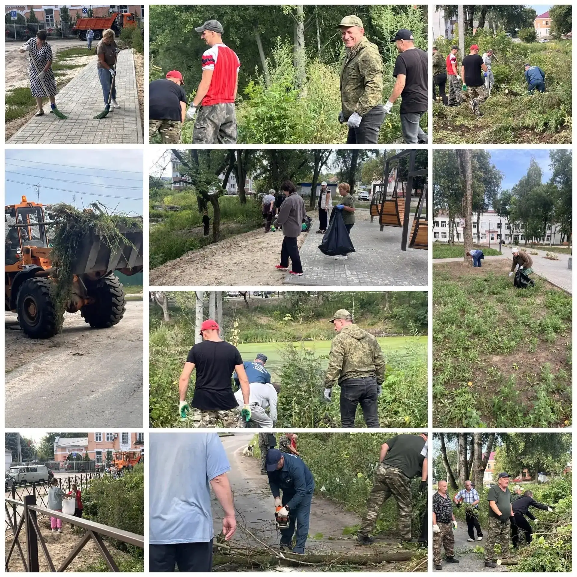 🧹 В городе Клинцы прошли масштабные субботники — жители и трудовые коллективы объедини...
