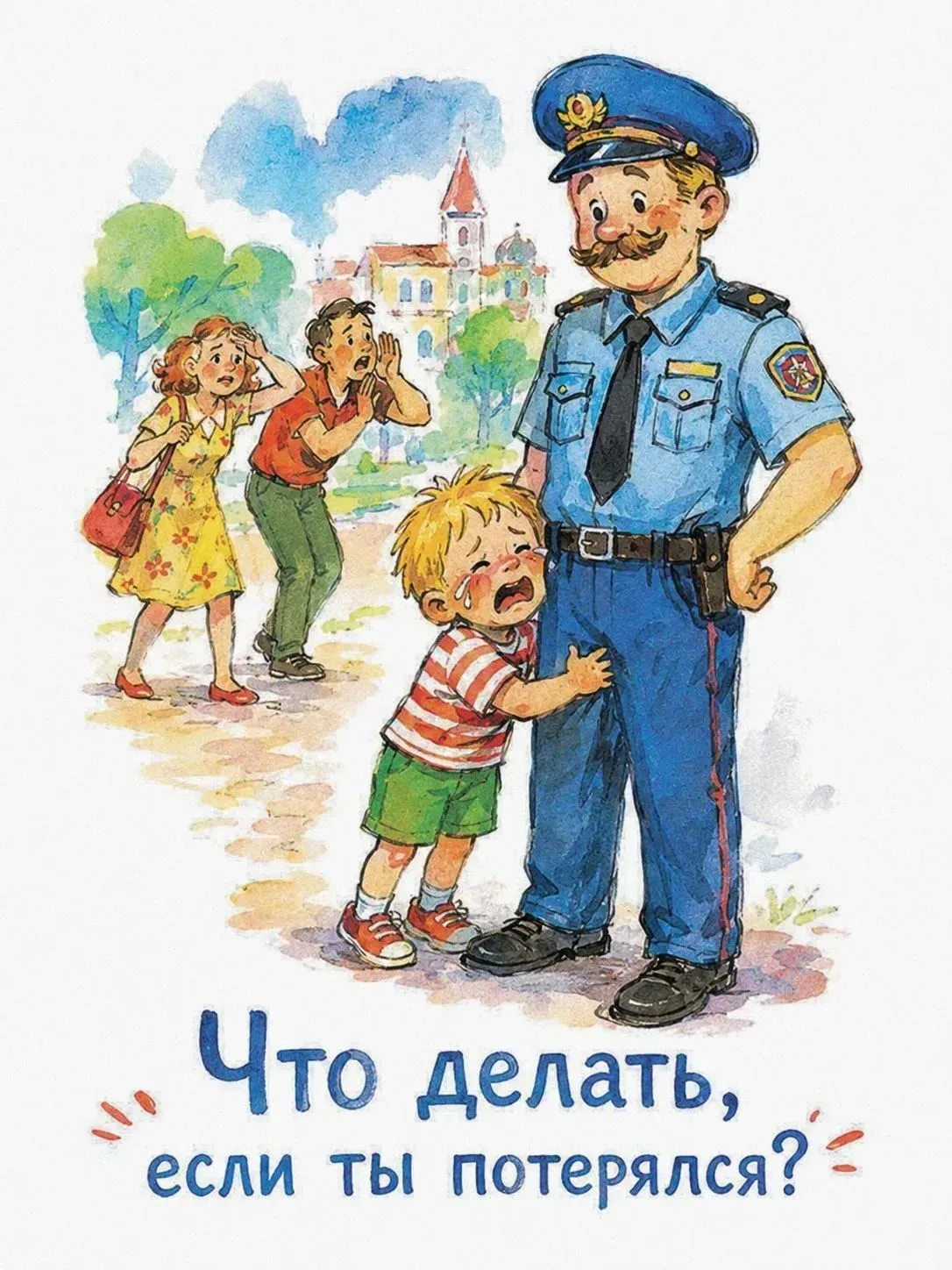 Что делать, если ты потерялся?
 
Главное правило — не паниковать и не уходить далеко от места, где в