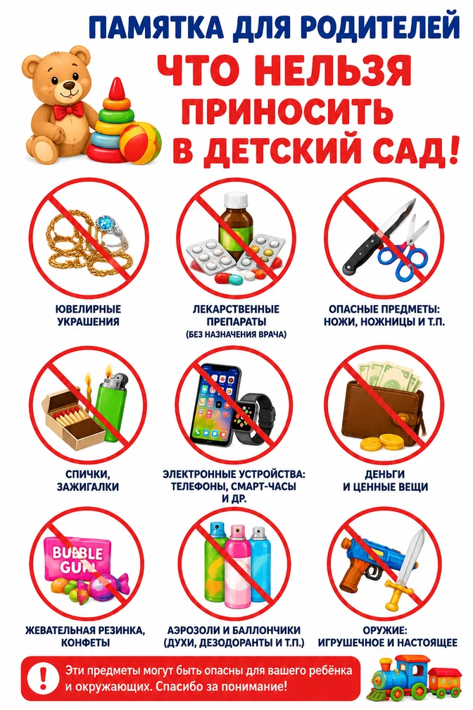 Памятка для родителей