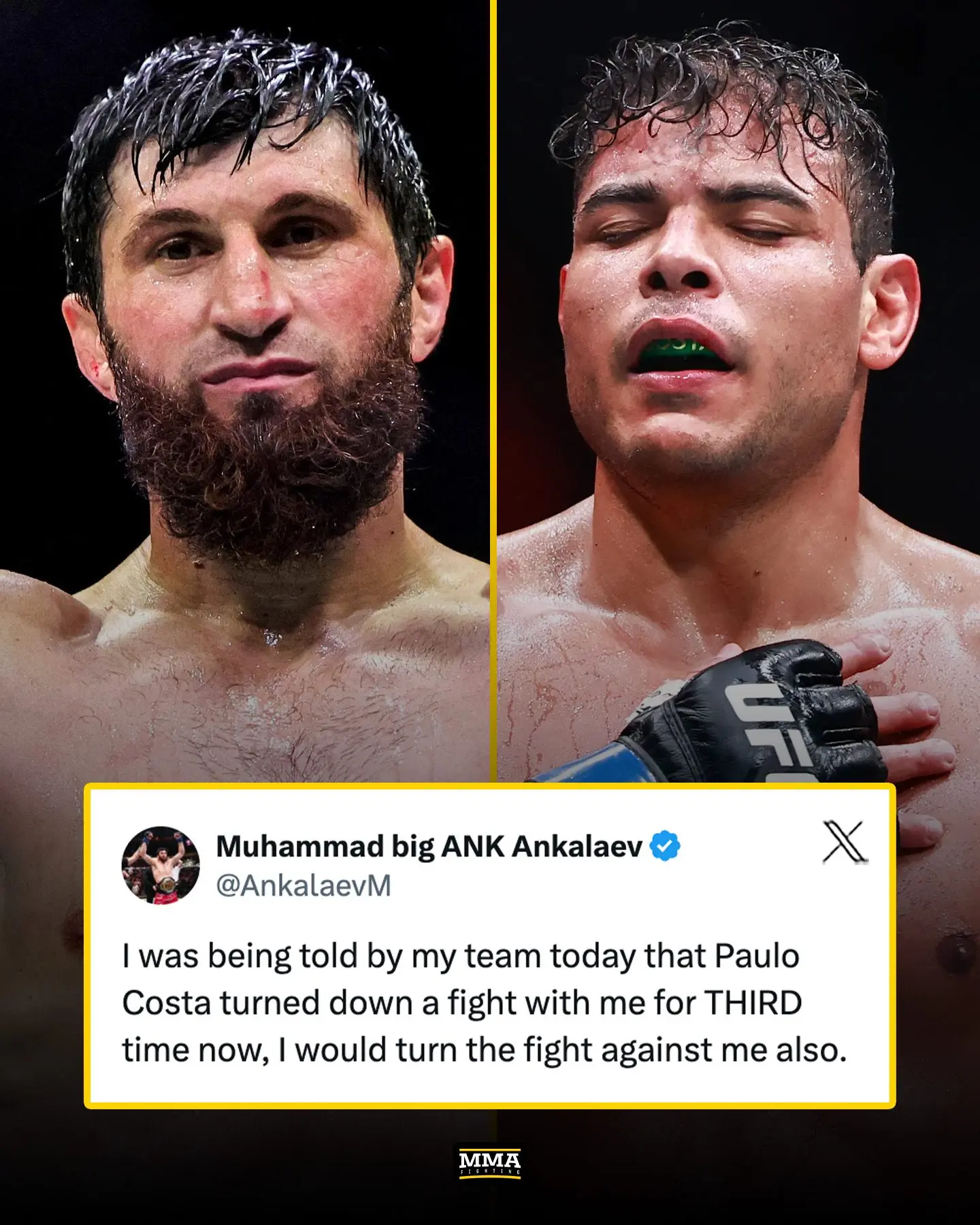 💬 Магомед Анкалаев: