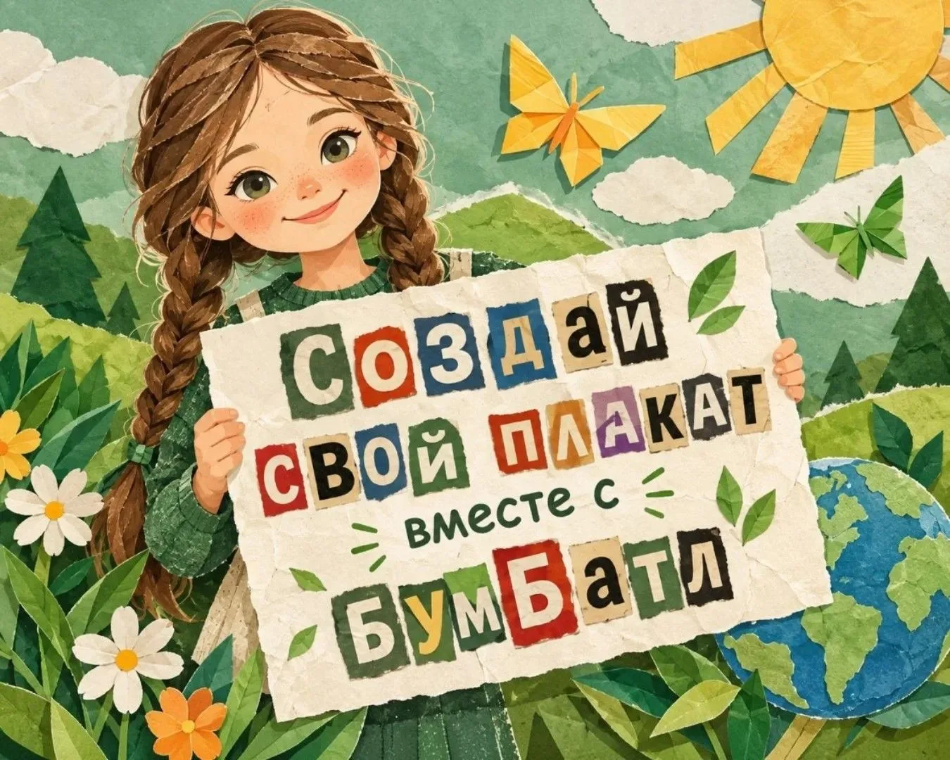 Вдохнови на экоподвиг: создай свой плакат вместе с «БумБатл»🎨♻️