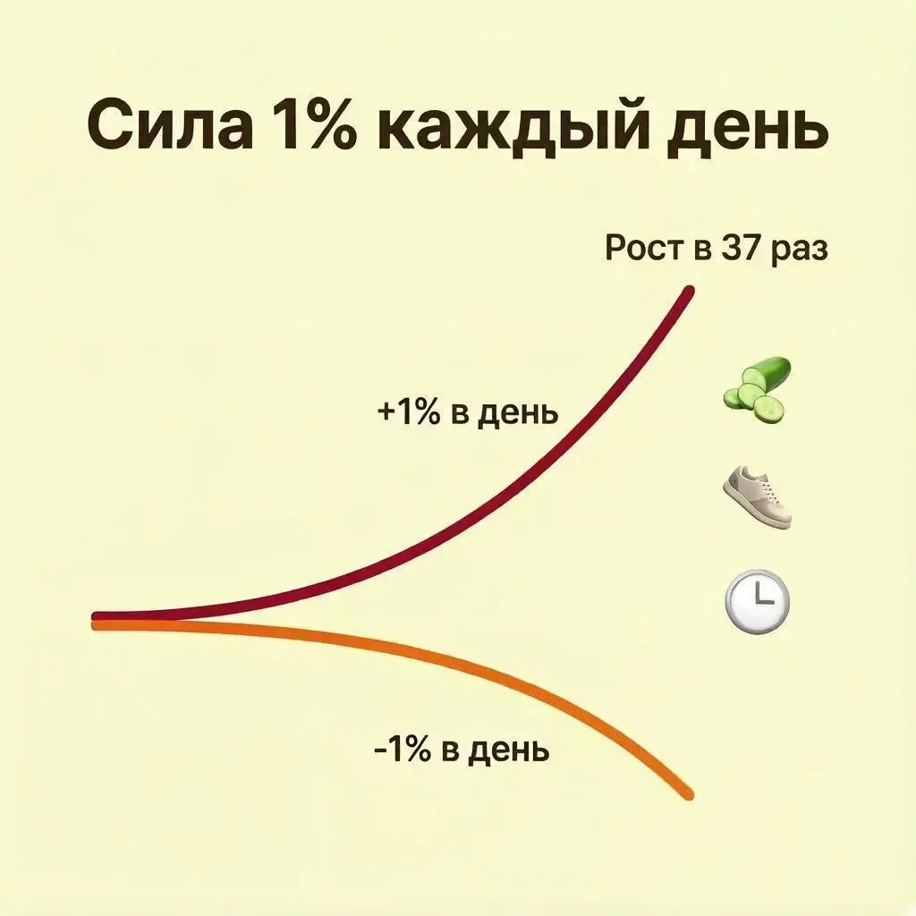 Почему для больших перемен не нужны подвиги (и при чём тут 1%)