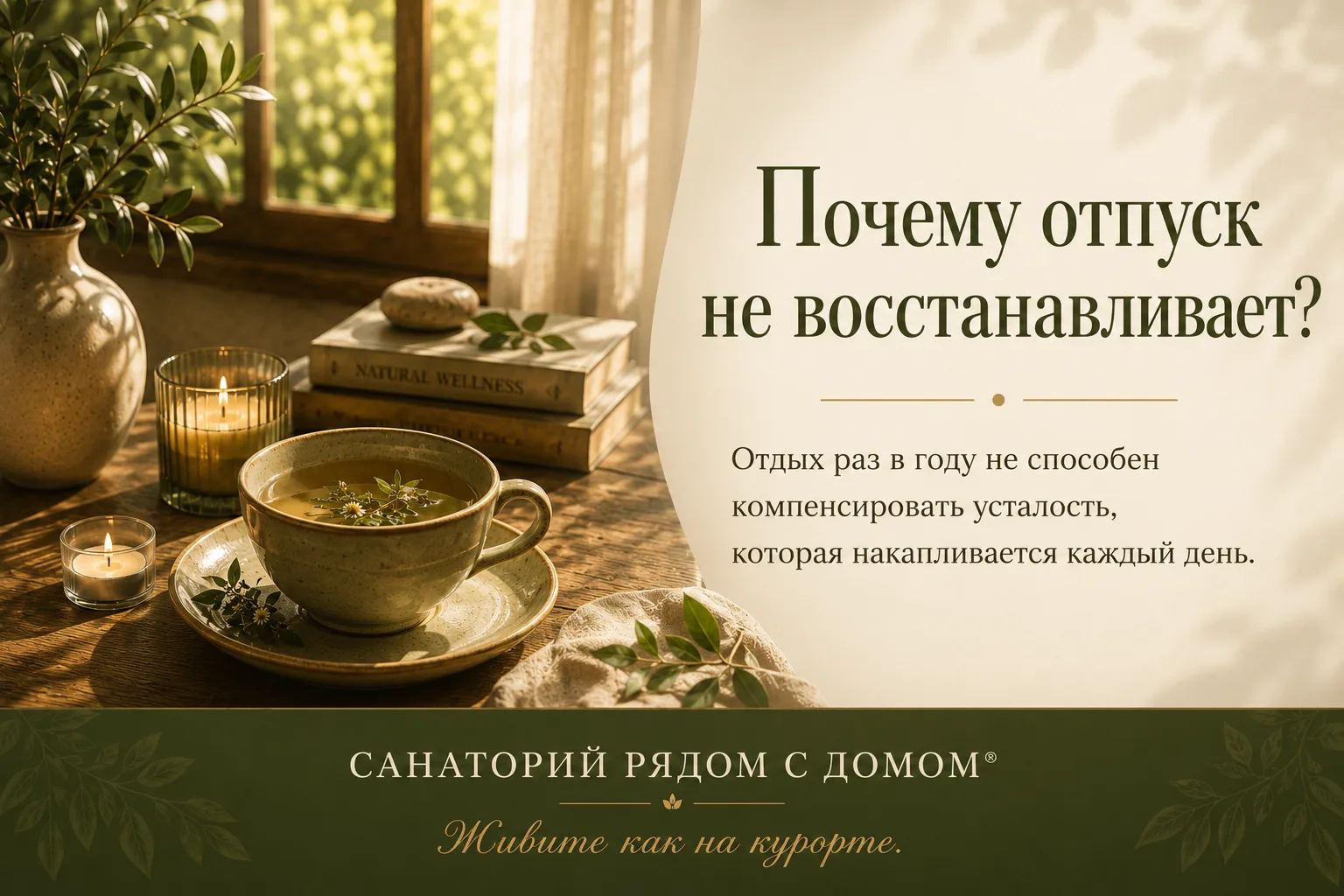 🌿 Почему отпуск не восстанавливает?