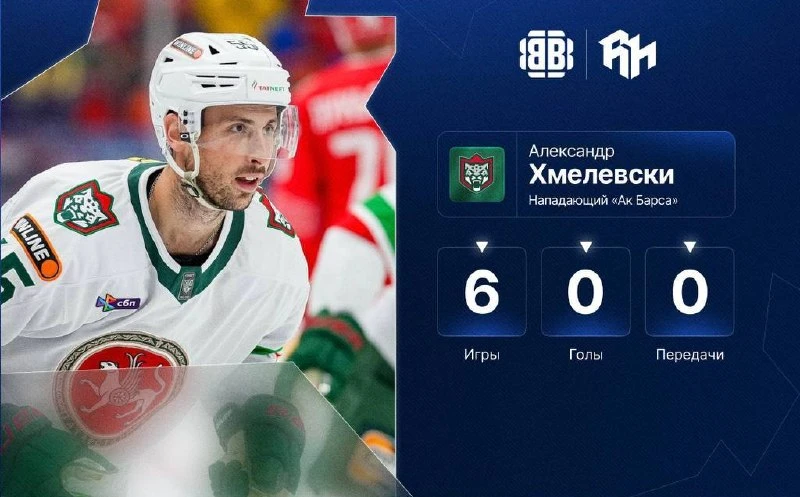 🧐 Хмелевски в Ак Барсе проваливает начало сезона