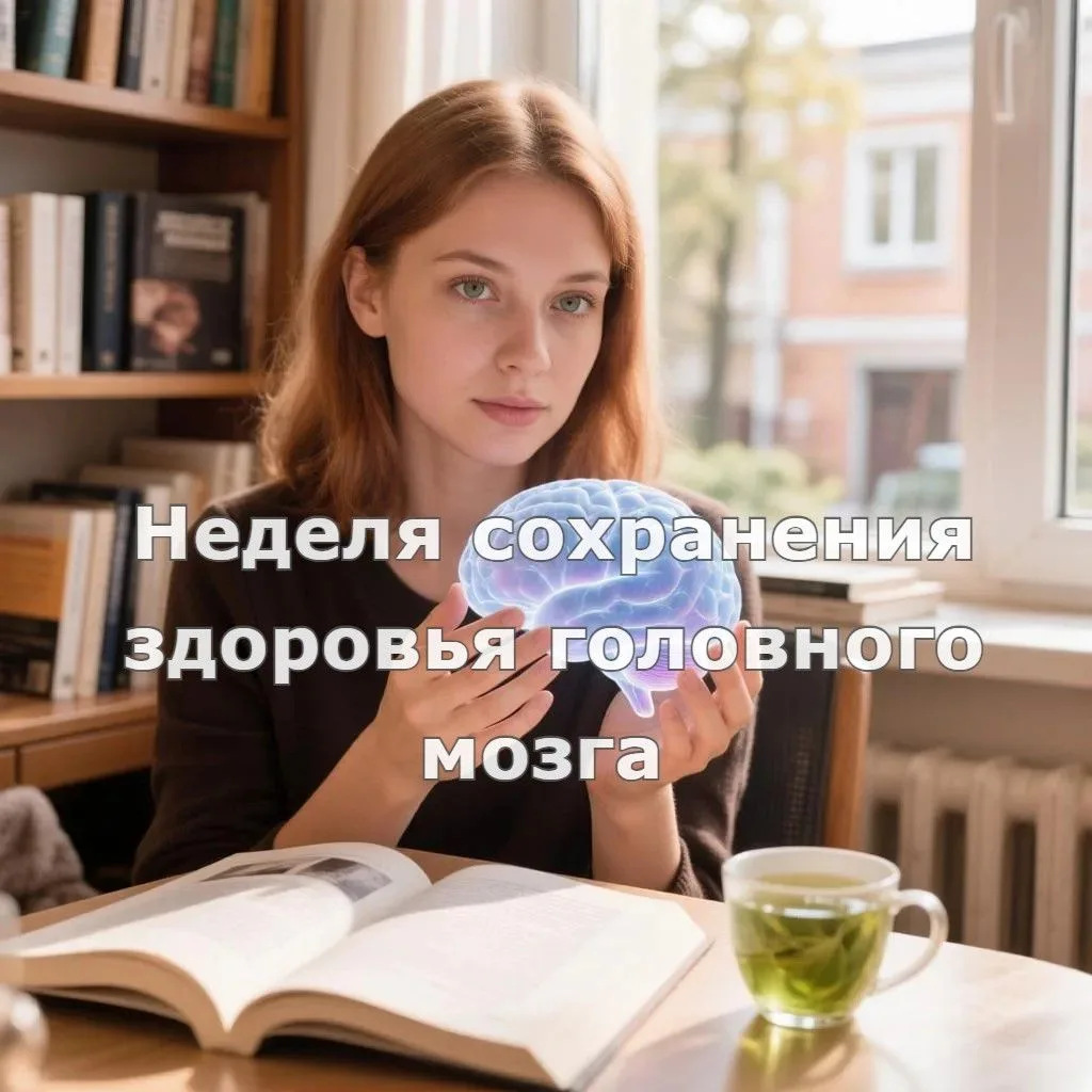 Неделя сохранения здоровья головного мозга 🧠✨
 
Наш мозг — удивительный орган, который можно и нужн