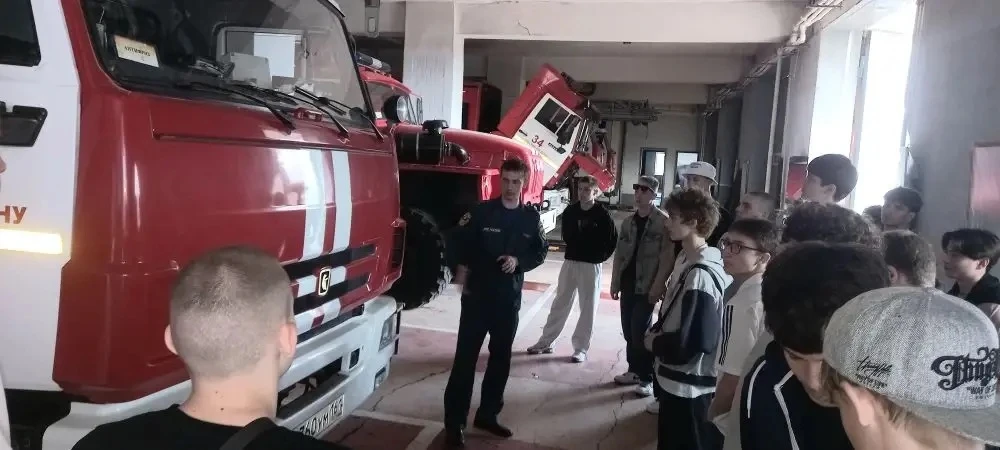 🚒 Третий день учебных сборов у десятиклассников